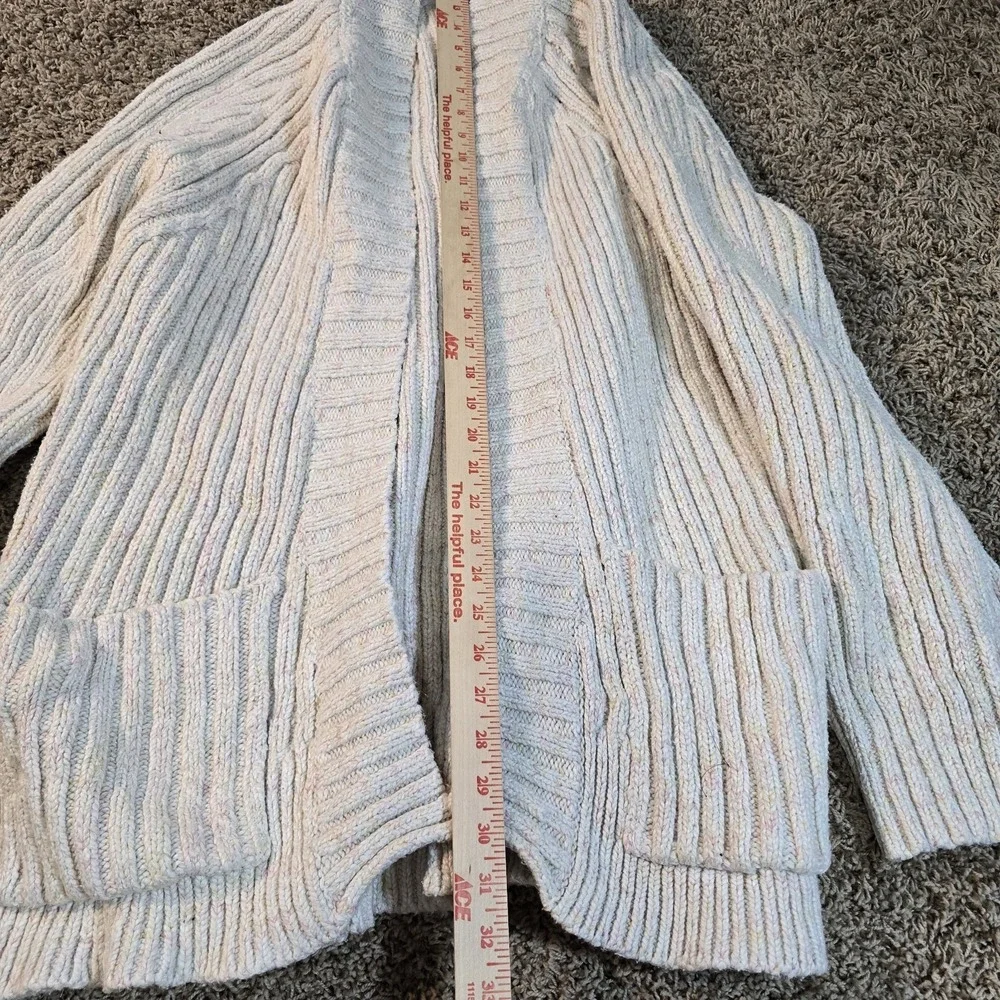 Women Free People Blossom Open Front Cardigan Size Large Chunky